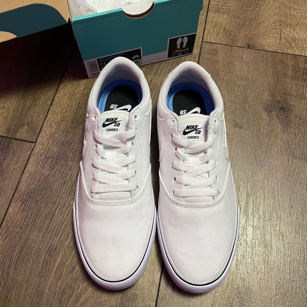 New White Nike SB Shoes